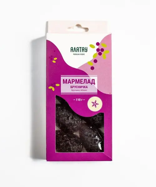 Мармелад ягодный Брусничка, 110г