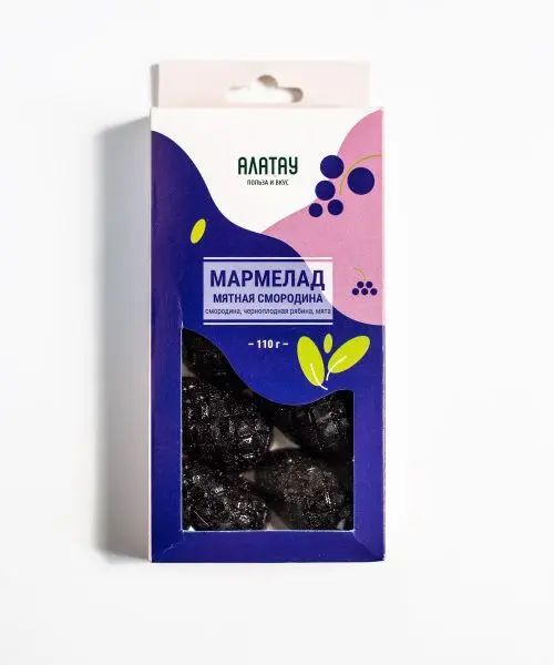 Мармелад ягодный Мятная смородина, 110г